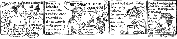 Draw 10,000 drawings! Do it! Darnit!
